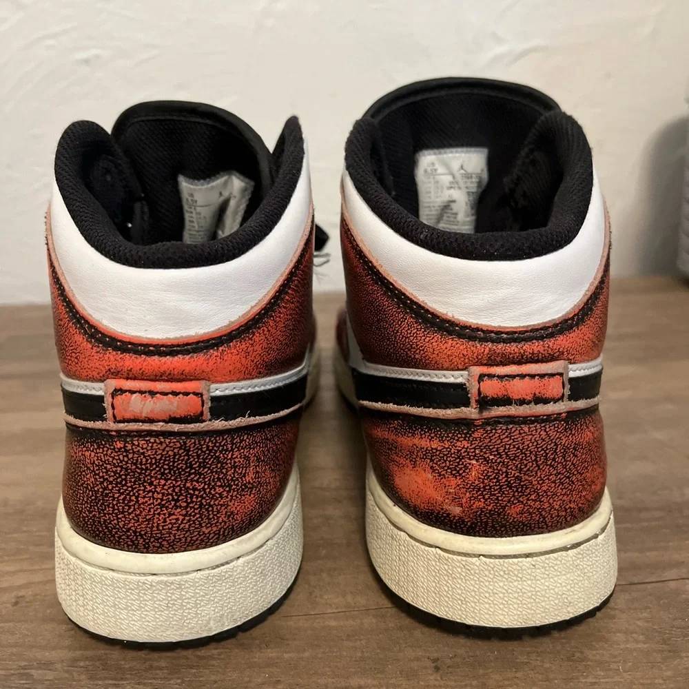 Nike Black, Red, and White High-Tops